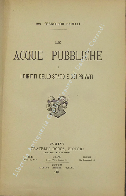 Le acque pubbliche