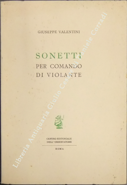 Sonetti per comando di Violante