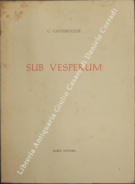Sub vesperum