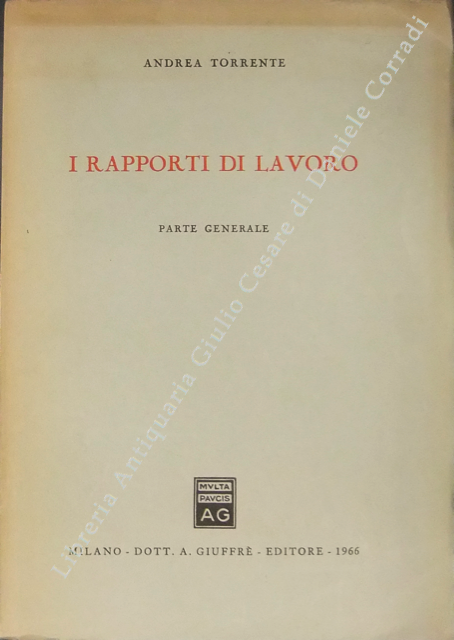 I rapporti di lavoro. Parte generale