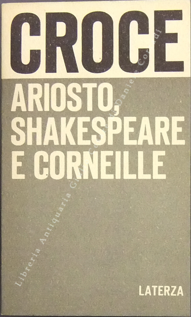 Ariosto, Shakespeare e Corneille