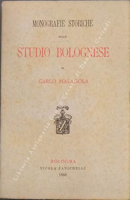Monografie storiche sullo studio bolognese