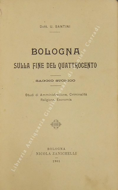 Bologna sulla fine del quattrocento