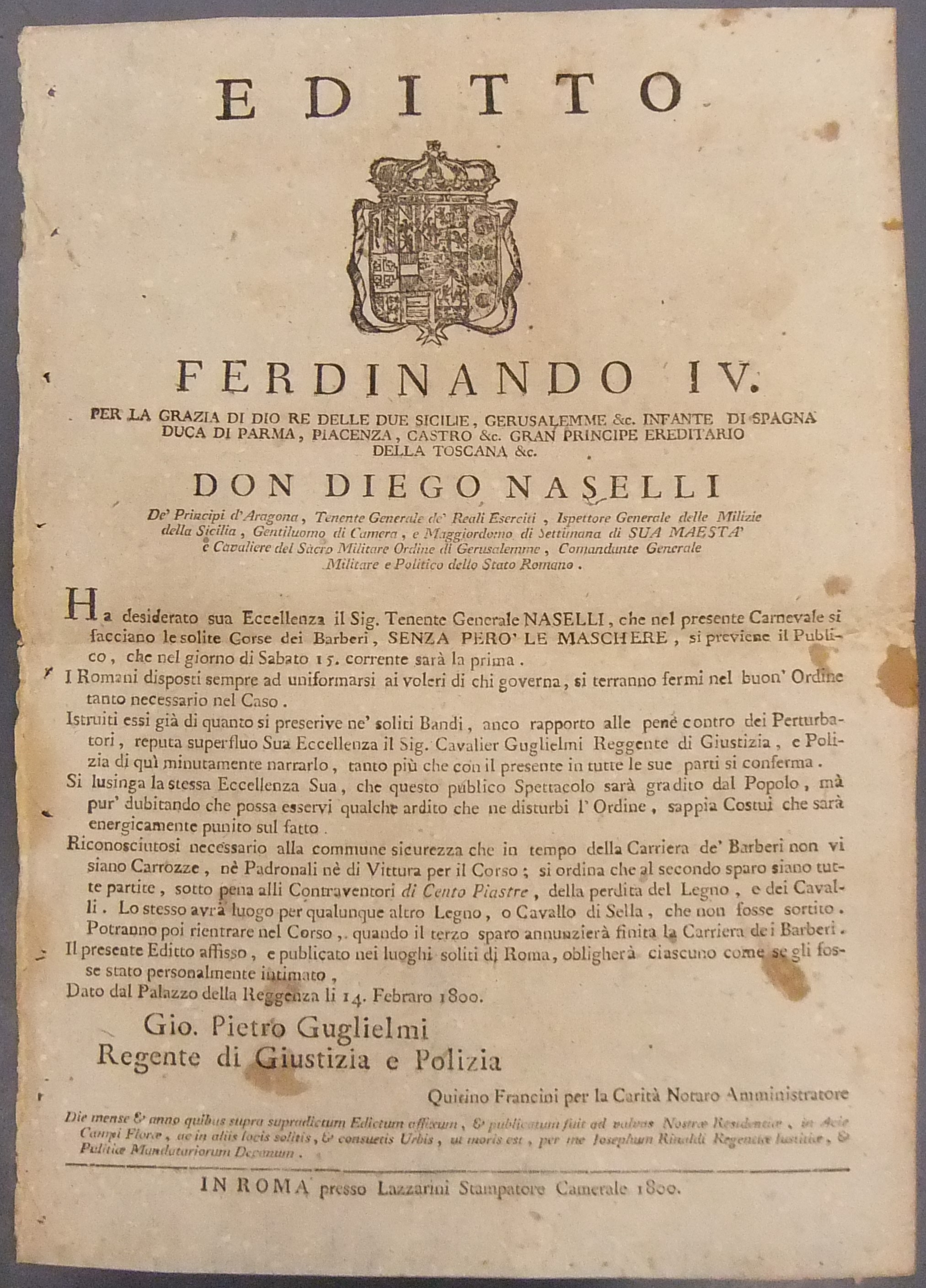 Editto Ferdinando IV