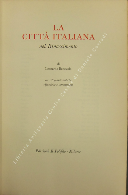 La città italiana nel Rinascimento