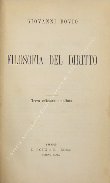 Filosofia del diritto