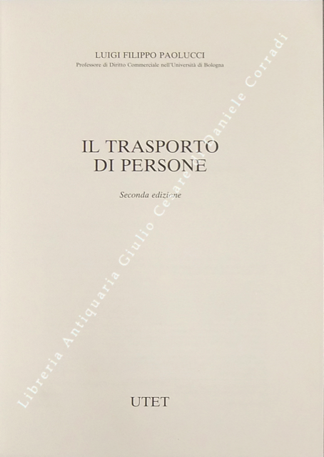Il trasporto di persone