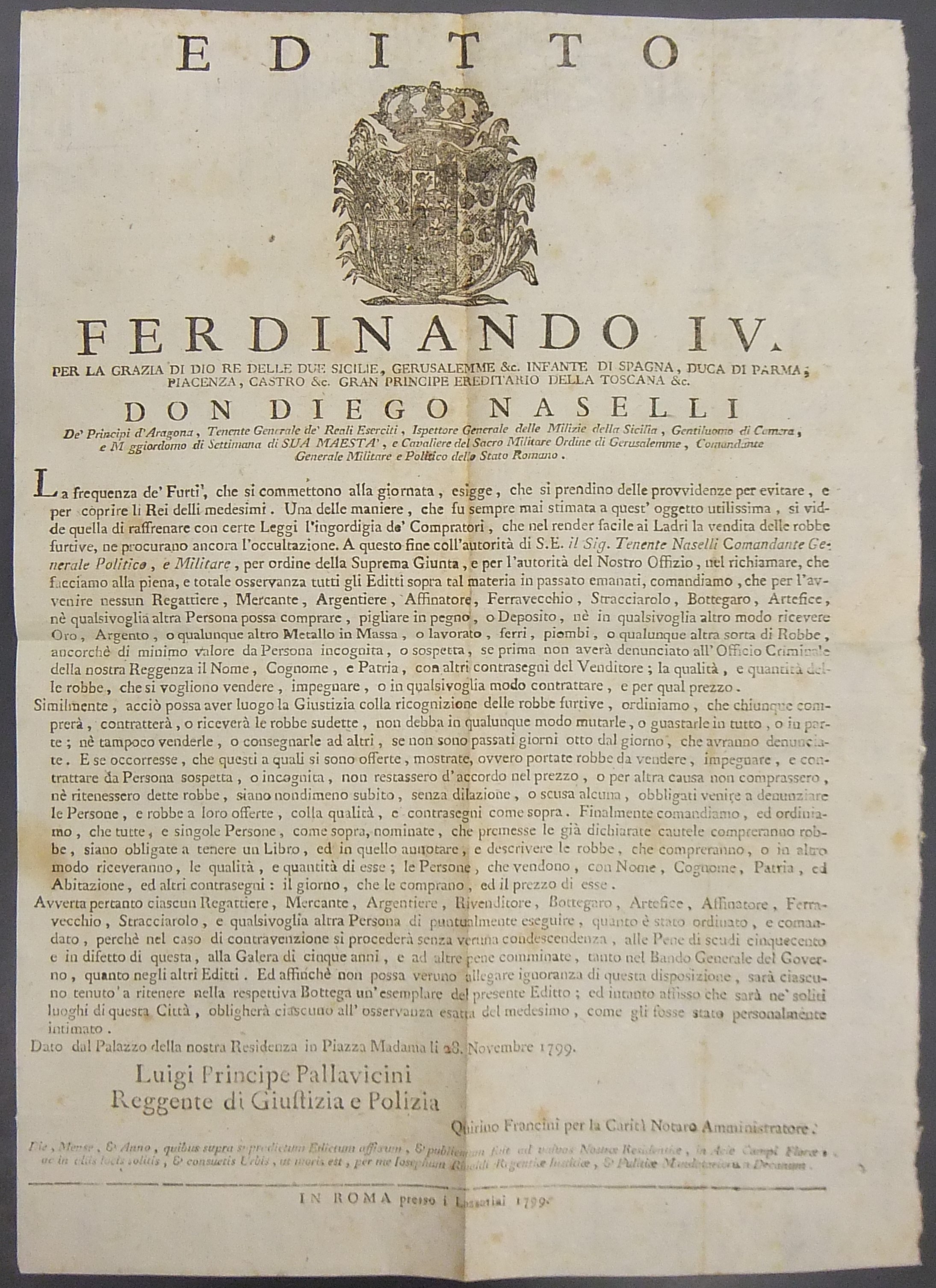 Editto Ferdinando IV