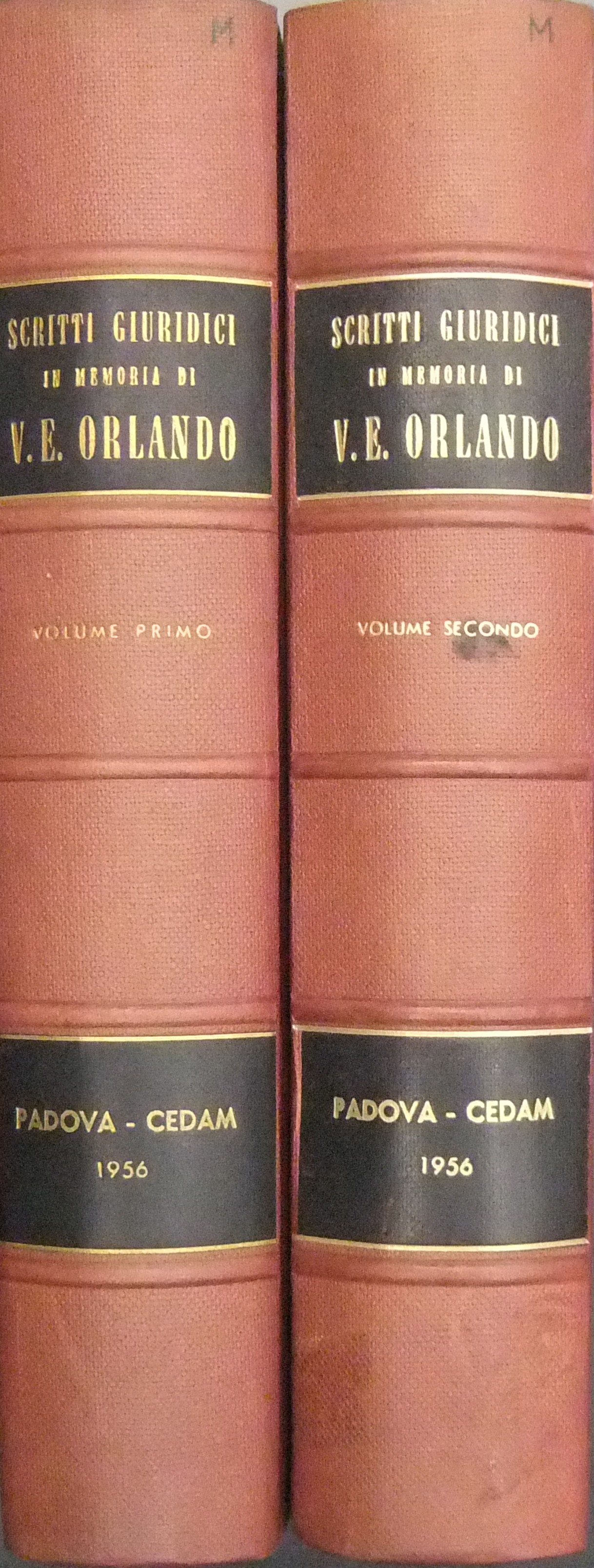 Scritti giuridici in memoria di Vittorio Emanuele Orlando
