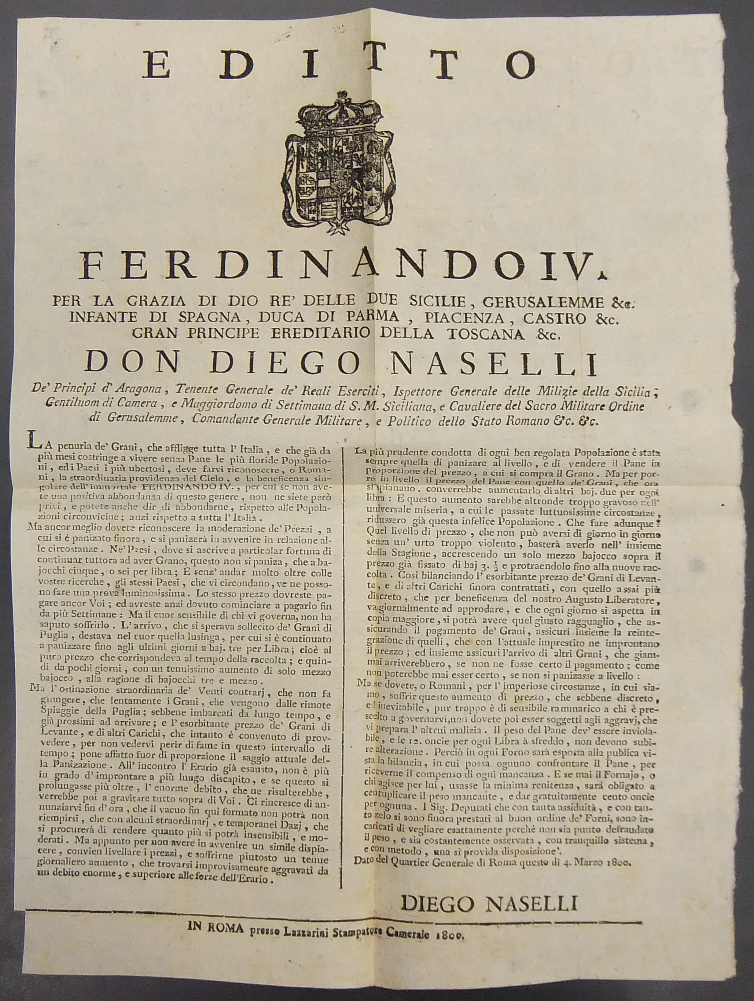 Editto Ferdinando IV