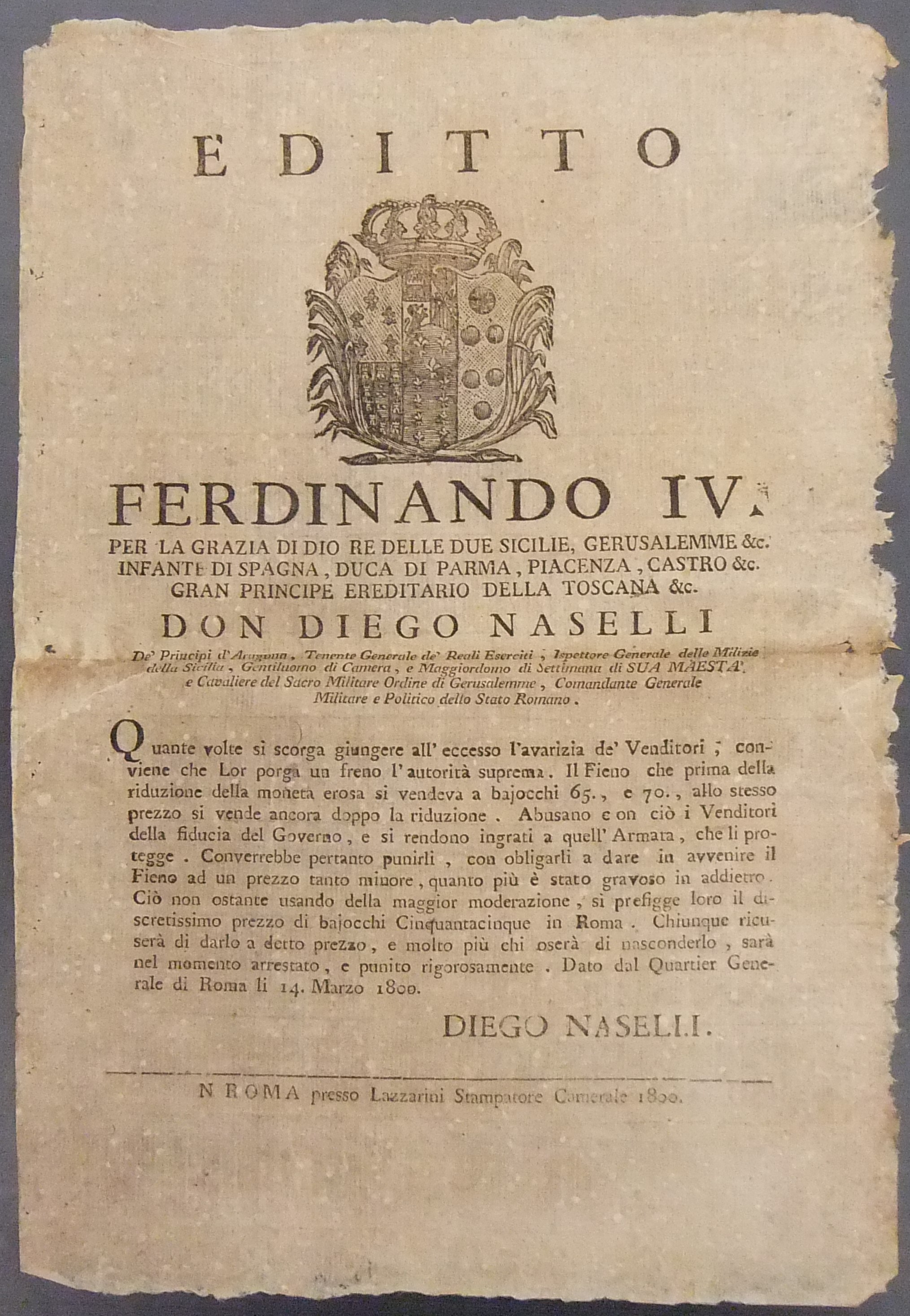 Editto Ferdinando IV