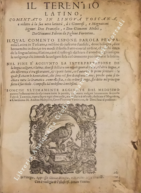 Il Terentio latino comentato in lingua toscana 