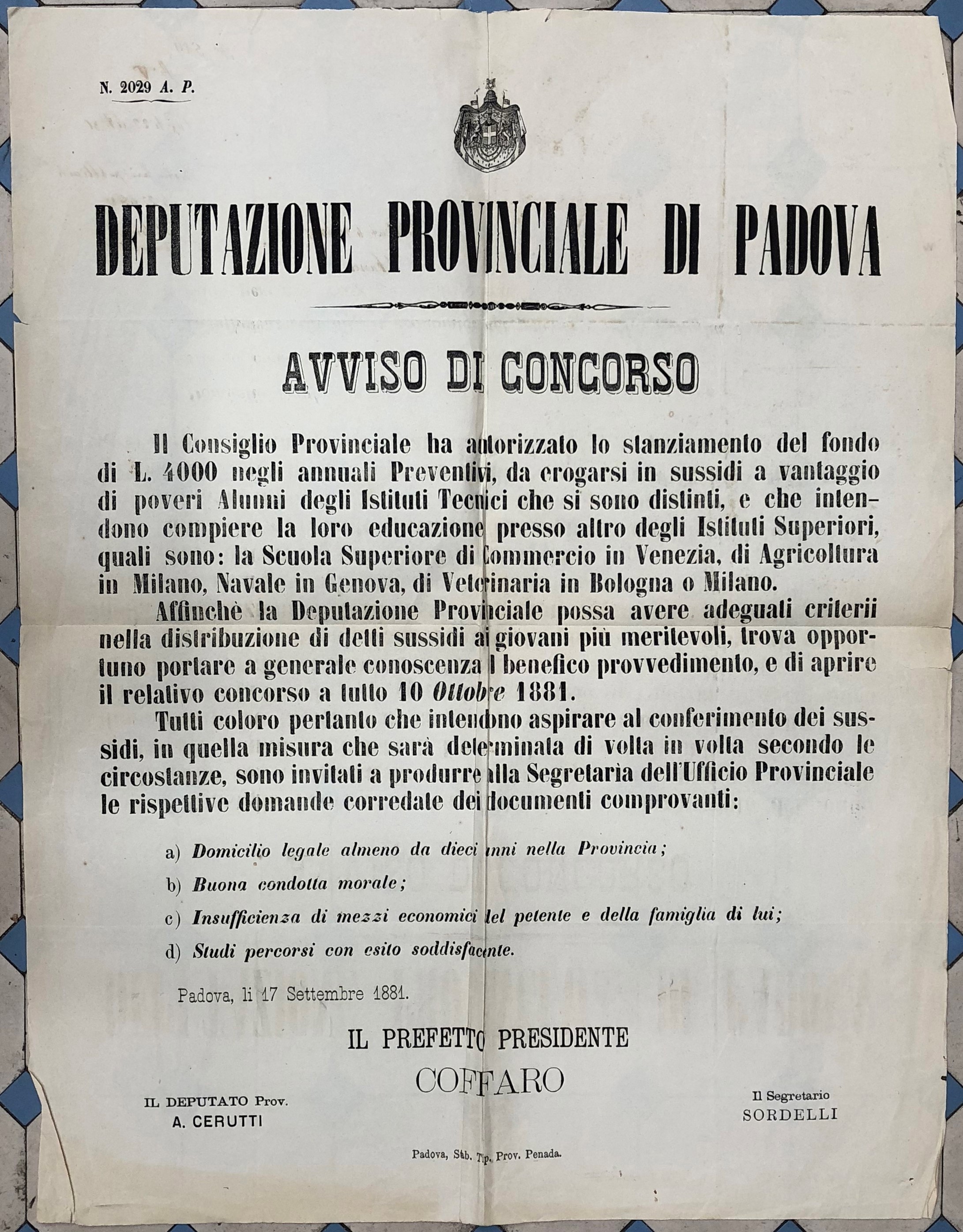 Deputazione Provinciale di Padova