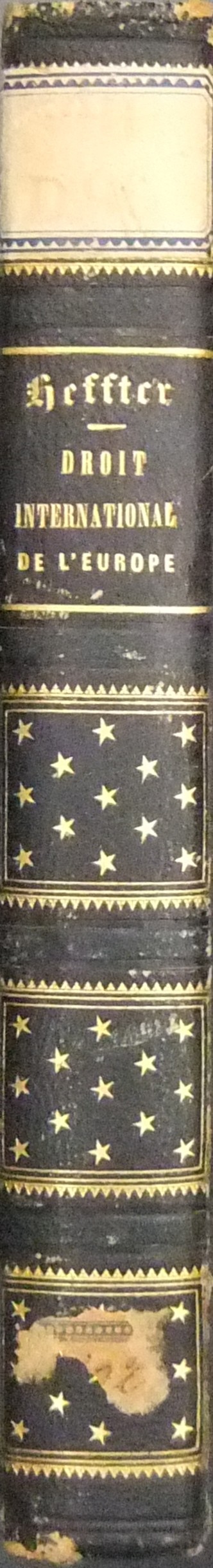 Le Droit International de l'Europe.