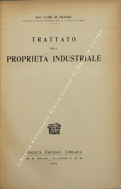 Trattato della proprietà industriale