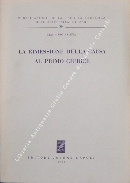 La remissione della causa al primo giudice