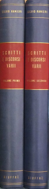 Scritti e discorsi varii