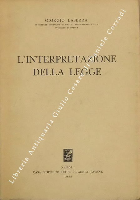 L'interpretazione della legge