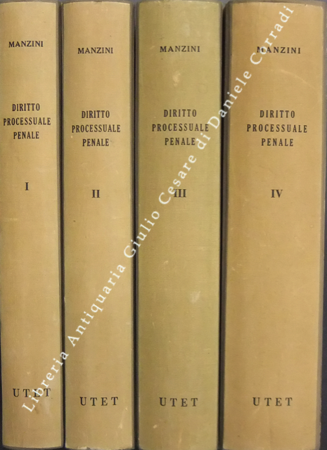 Trattato di diritto processuale penale italiano. 