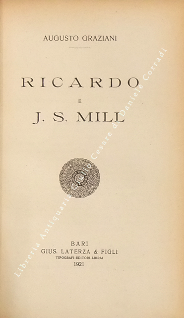 Ricardo e J. S. Mill