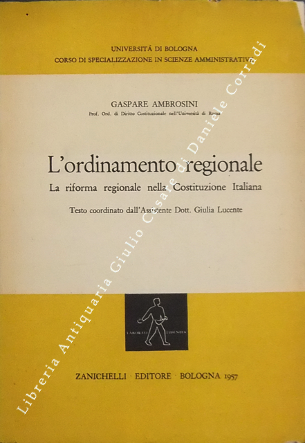 L'ordinamento regionale
