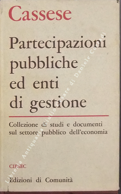 Partecipazioni pubbliche ed enti di gestione