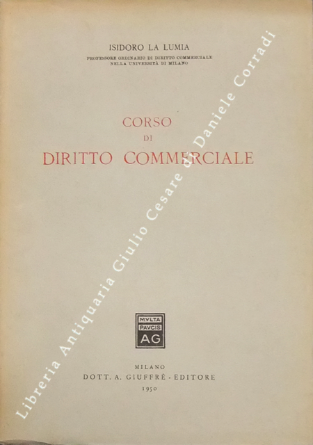 Corso di diritto commerciale