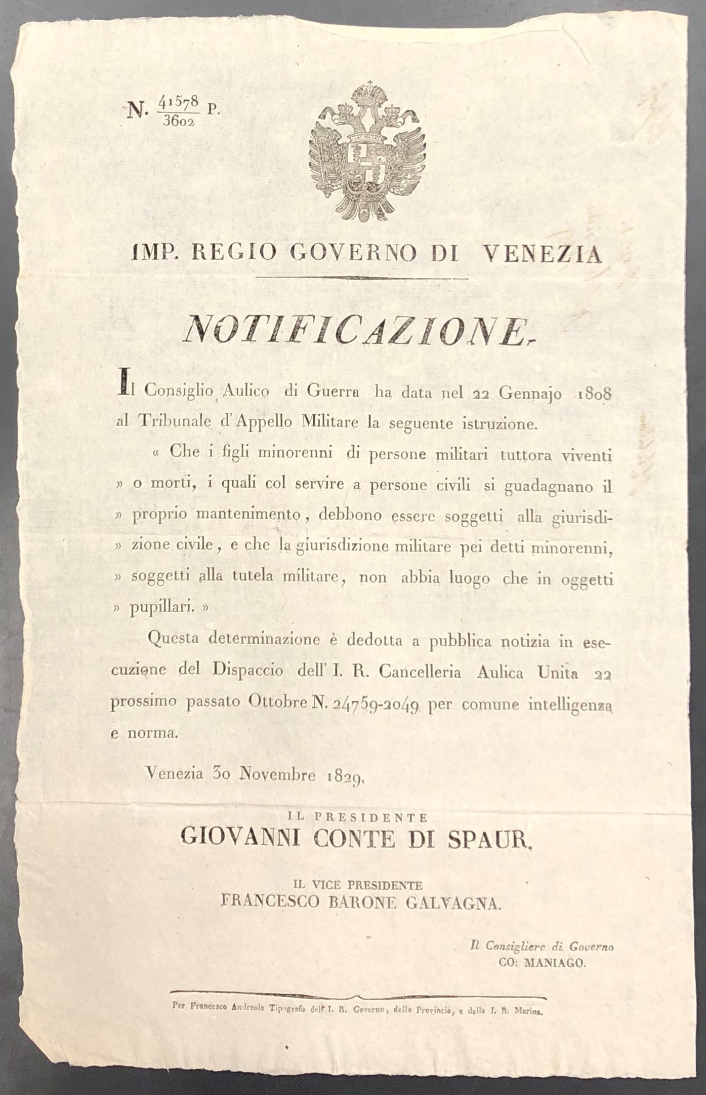Notificazione