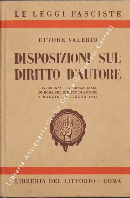 Disposizioni sul diritto d'autore.