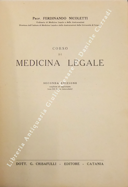 Corso di medicina legale