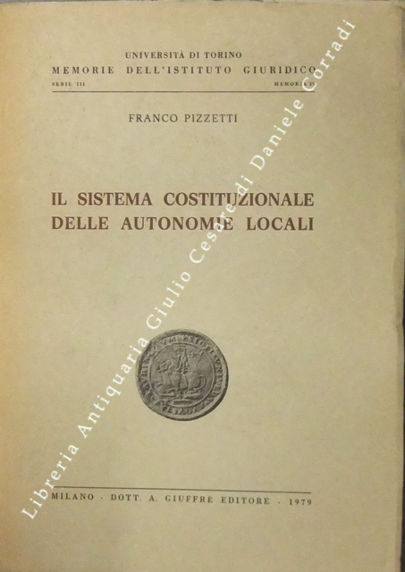Il sistema costituzionale delle autonomie locali