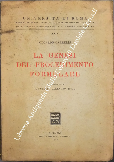 La genesi del procedimento formulare