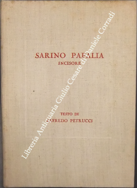 Sarino Papalia. Incisore