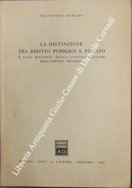 La distinzione tra diritto pubblico e privato