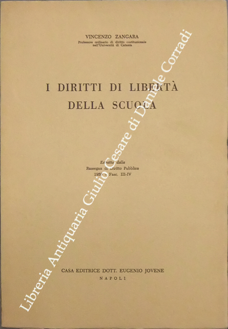 I diritti di libertà della scuola