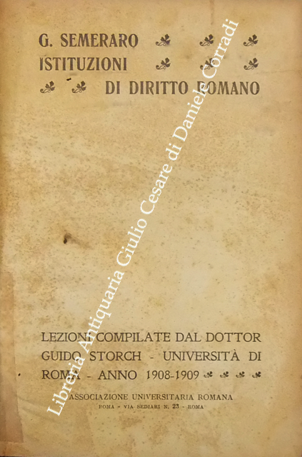 Istituzioni di Diritto Romano