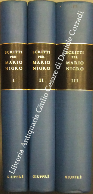 Scritti per Mario Nigro.