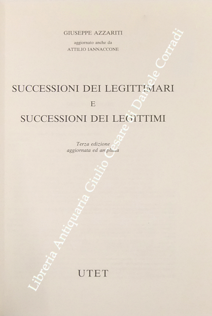 Successioni dei legittimari e successioni dei legittimi
