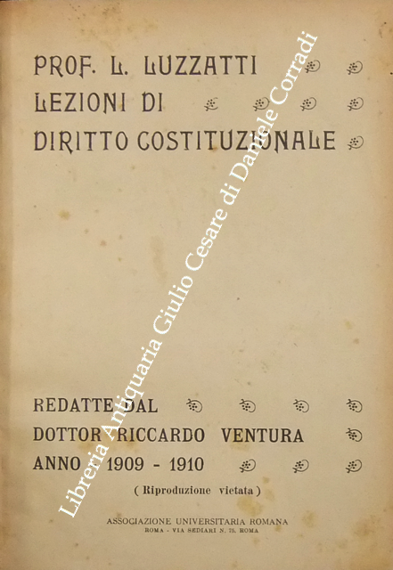 Lezioni di diritto costituzionale