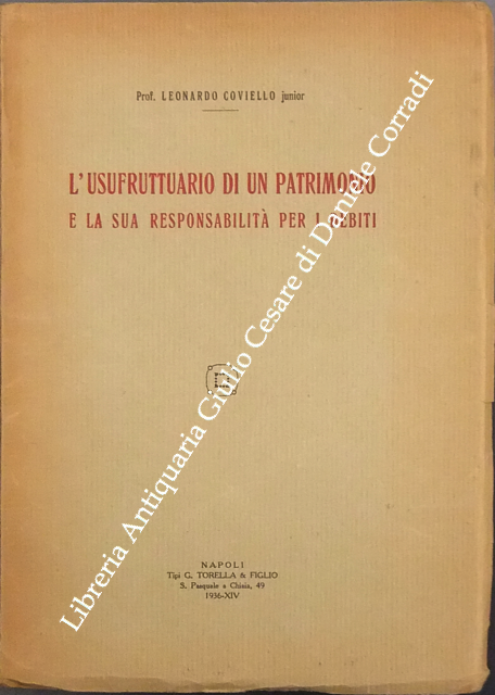 L'usufruttuario di un patrimonio e la sua responsabilità per i debiti