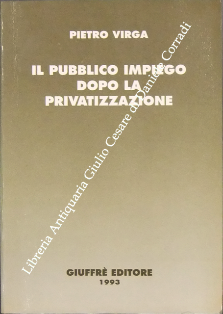 Il pubblico impiego dopo la privatizzazione