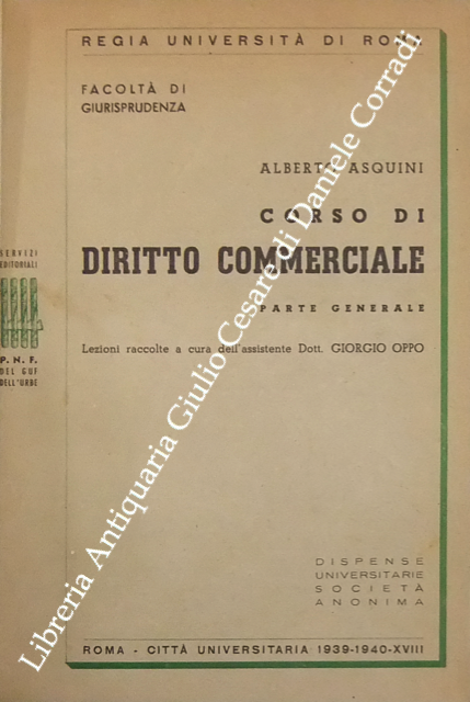 Corso di diritto commerciale