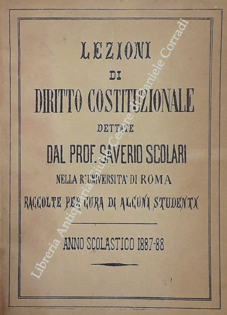 Lezioni di diritto costituzionale..