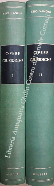 Opere giuridiche. 