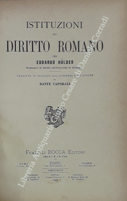 Istituzioni di diritto romano