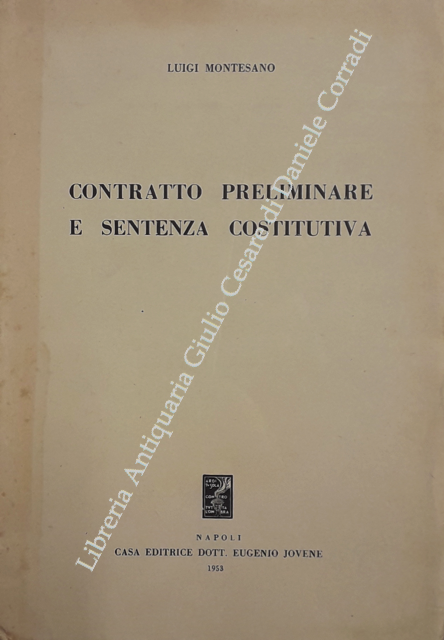 Contratto preliminare e sentenza costitutiva