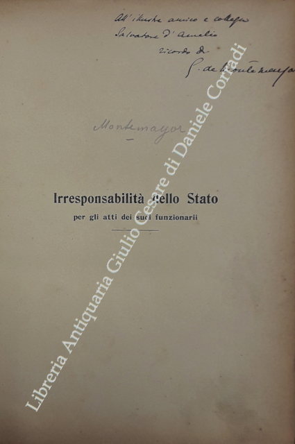 Irresponsabilità dello Stato