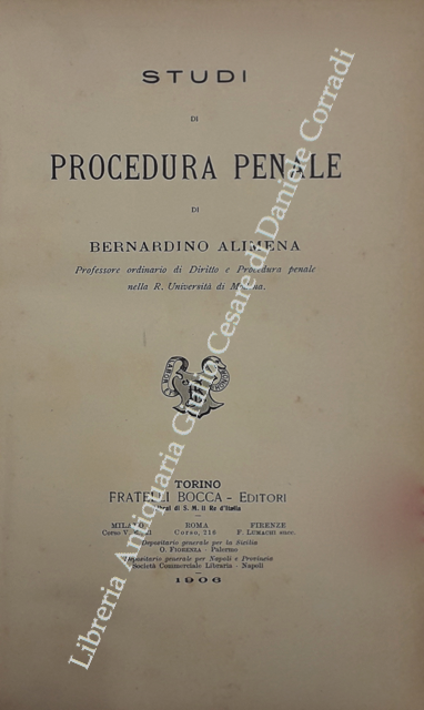 Studi di procedura penale