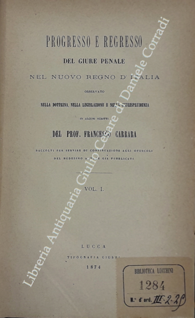 Opuscoli di diritto criminale