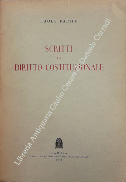 Scritti di diritto costituzionale